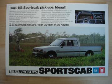 Isuzu KB Sportscab Pick-Up Brochure ca 1986 – Pickup Pick up beschikbaar voor biedingen