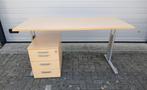 Bureau werktafel tafel bureautafel met ladenblok, Huis en Inrichting, Bureaus, Ophalen