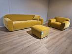 30% KORTING - NIEUW - Montel Bold set - Bank+Fauteuil+Hocker, Hout, Voltastraat 21, Barneveld, Nieuw, Ophalen of Verzenden