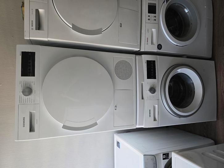 Siemens wasmachine en warmtepomp droger iq500, Witgoed en Apparatuur, Wasmachines, Zo goed als nieuw, 8 tot 10 kg, Minder dan 85 cm
