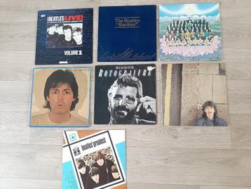 Lp/vinyl Beatles + solo beschikbaar voor biedingen