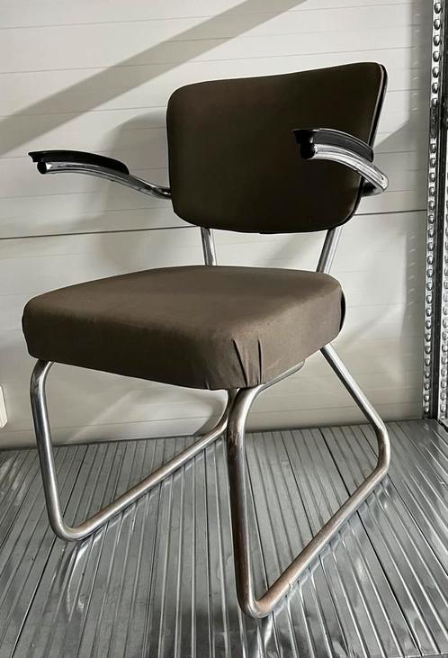 Ahrend de Cirkel relax sloel, Huis en Inrichting, Stoelen, Gebruikt, Eén, Stof, Grijs, Ophalen