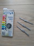 14 elastische, zilverkleurige veters voor kinderschoen nieuw, Ophalen of Verzenden, Nieuw, Jongetje of Meisje