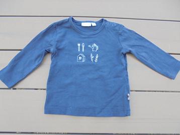K93 Donkerblauw shirtje Babylook maat 62 beschikbaar voor biedingen