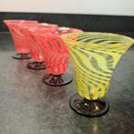 Bimini werkstatte 4x swirlglass Oostenrijk, 1920., Antiek en Kunst, Ophalen of Verzenden