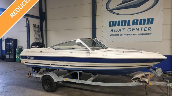 Campion Allante 485CB met Mercury 40pk en trailer (bj 1996), Watersport en Boten, Speedboten, Gebruikt, 3 tot 6 meter, Benzine