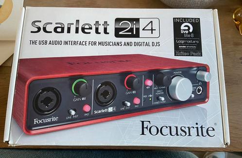 Focusrite Scarlett 2i4, Computers en Software, Geluidskaarten, Zo goed als nieuw, Ophalen of Verzenden