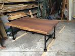 Boomstam tafel, Ophalen of Verzenden, Vijf personen of meer, Rechthoekig