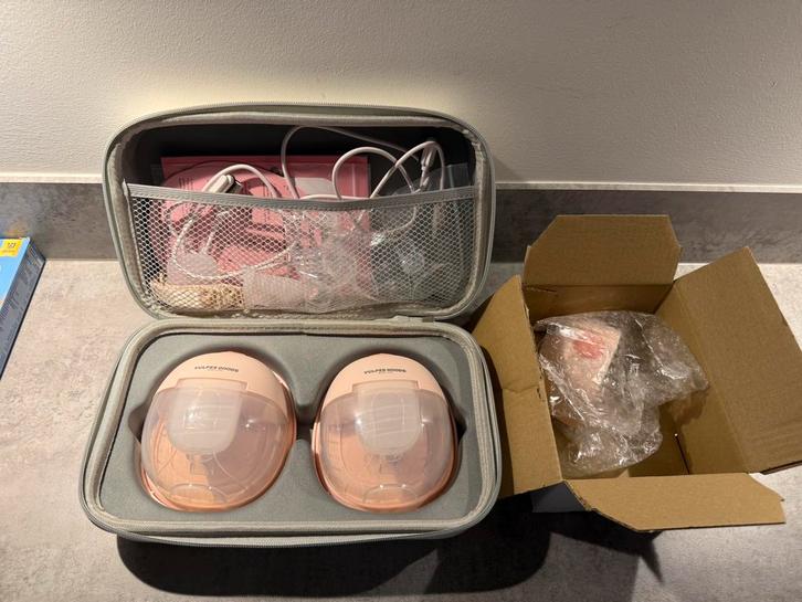 Vulpes goods elite dubbele handsfree borstkolf, Kinderen en Baby's, Babyvoeding en Toebehoren, Zo goed als nieuw, Borstkolf, Ophalen of Verzenden
