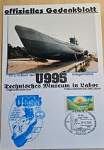 Duikboot U 995. Herinnering blad uit 1996 + speciaal stempel, Verzamelen, Scheepvaart, Ophalen of Verzenden, Zo goed als nieuw