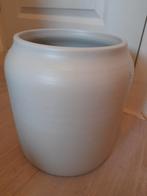 Creme kleur bloempot, Huis en Inrichting, Ophalen, Overige kleuren, Aardewerk of Porselein, Zo goed als nieuw