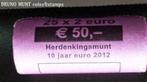 Nederland Muntrol 2 euro 2012 '10 Jaar Euro', Postzegels en Munten, Munten | Nederland, Setje, Koningin Beatrix, Verzenden