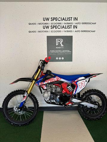 🚀Nieuw🚀Crosser Pitbike Crossmotor 125cc 11PK Schakel 90kmh beschikbaar voor biedingen