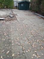 Gebruikte betontegels voor terras plus regengoot, Tuin en Terras, Ophalen, Gebruikt, 10 m² of meer, Beton