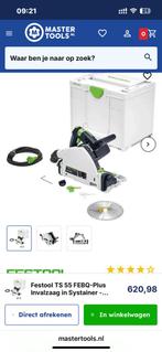 Festool TS55 invalzaag nieuw !!!, Ophalen, Invalzaag, Nieuw, 30 tot 70 mm