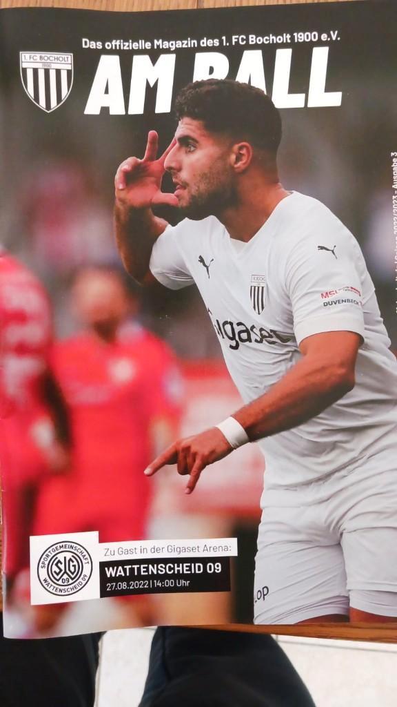 FC Bocholt - Wattenscheid 09 ( 3-2 speeldag 6 2022), Verzamelen, Sportartikelen en Voetbal, Gebruikt, Buitenlandse clubs, Verzenden