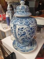 Delfts Blauwe Vaas met Deksel, Ophalen of Verzenden