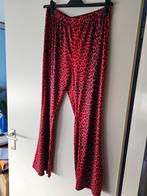 Superleuke tijgerprint Flared Broek XL incl.Verz € 27,-, Ophalen of Verzenden, Zo goed als nieuw, Maat 46/48 (XL) of groter, Rood