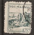 Spanje Malaga 1936/7 burgeroorlog, Ophalen, Gestempeld