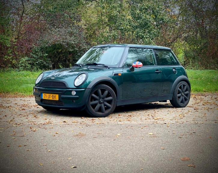 Mini Cooper One uit 2002 met Union Jack achterlichten, Auto's, Mini, Particulier, One, Benzine, Hatchback, Handgeschakeld, Ophalen