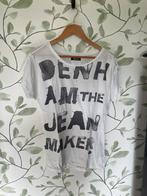 Denham wit t-shirt zwarte letters medium 38, Kleding | Dames, T-shirts, Maat 38/40 (M), Denham, Wit, Ophalen of Verzenden