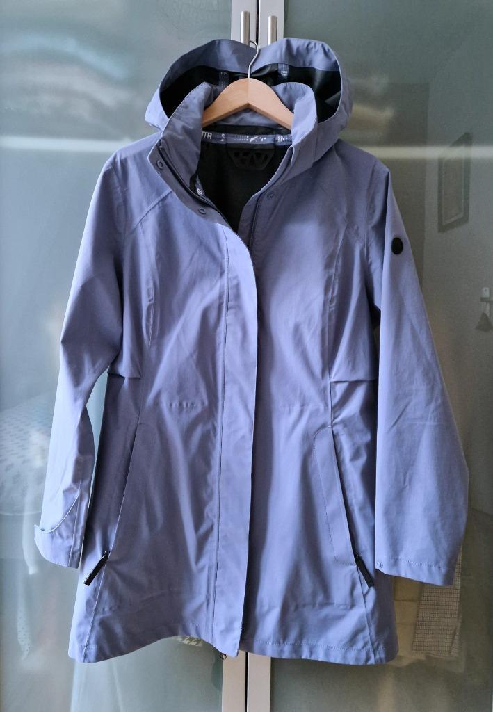 Human Nature regenjas ANWB maat XL, Kleding | Dames, Jassen | Winter, Zo goed als nieuw, Maat 46/48 (XL) of groter, Blauw, Ophalen of Verzenden