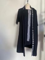 Sarah Pacini tuniek + lang vest gilet zwart wit M/38 - L/40, Maat 38/40 (M), Verzenden, Sarah Pacini, Zwart