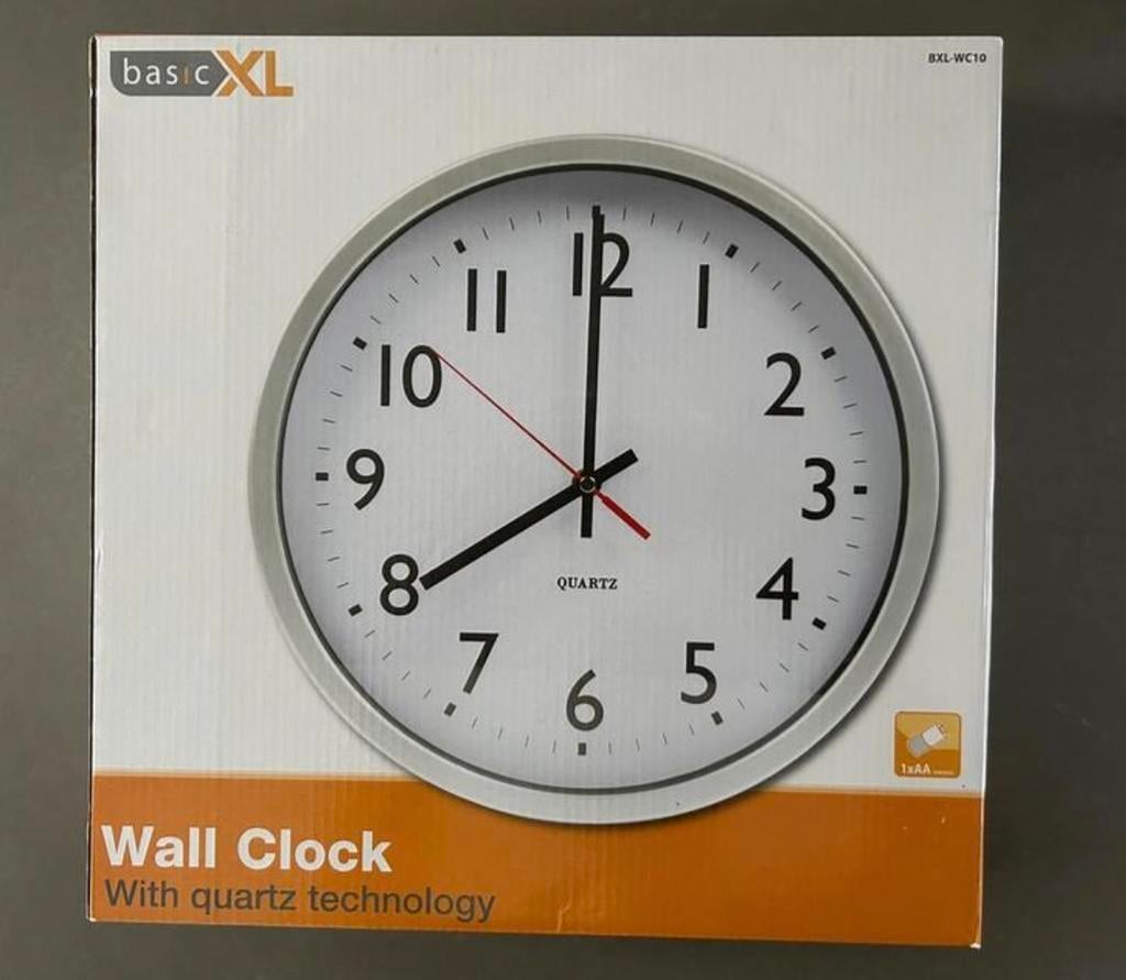 Klok nieuw in doos, Ophalen of Verzenden, Nieuw, Analoog, Wandklok