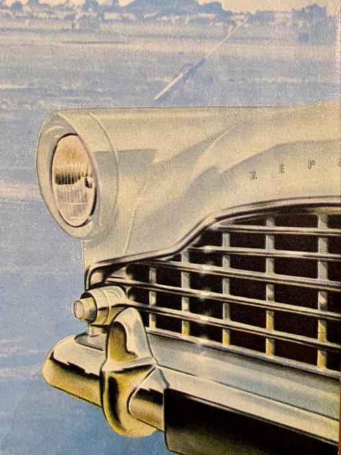 Oldtimer FORD ZEPHYR 2500 - 1956 Autofolder, Boeken, Auto's | Folders en Tijdschriften, Zo goed als nieuw, Ford, Verzenden