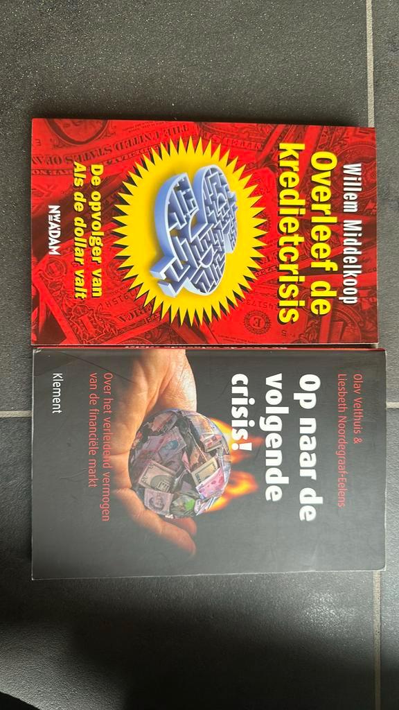 Willem Middelkoop, Olav Velthuis - 2 boeken, Boeken, Economie, Management en Marketing, Zo goed als nieuw, Ophalen of Verzenden