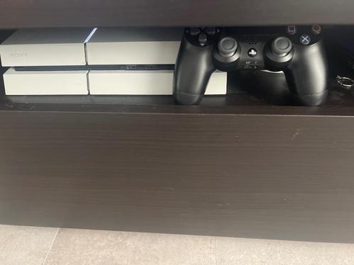 PS4 met games en controller, Spelcomputers en Games, Spelcomputers | Sony PlayStation 4, Zo goed als nieuw, Original, 500 GB, Met 1 controller