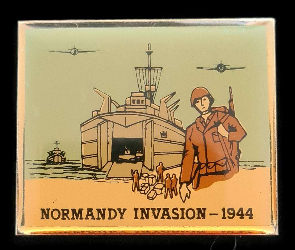 Normandy Invasion 1944 pin-grote maat, Verzenden, Nieuw, Stad of Land, Speldje of Pin