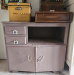 Oude brocante theekast theekastje kast Art deco, Antiek en Kunst, Curiosa en Brocante, Ophalen