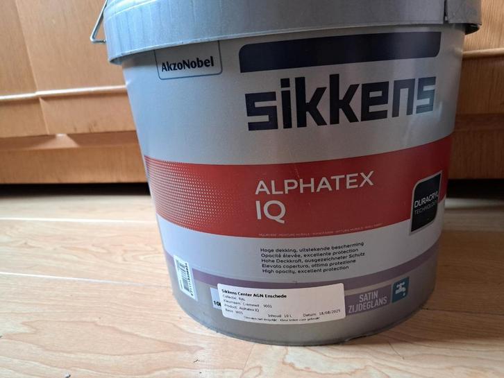 Sikkens Latex 9001 - Topkwaliteit Verf! 10 l onaangebrroken, Doe-het-zelf en Verbouw, Verf, Beits en Lak, Nieuw, Verf, 10 tot 15 liter