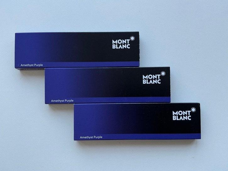 6 Montblanc Rollerball Vullingen Classic Ametist Purple, Verzamelen, Pennenverzamelingen, Nieuw, Overige typen, Mont Blanc, Ophalen of Verzenden
