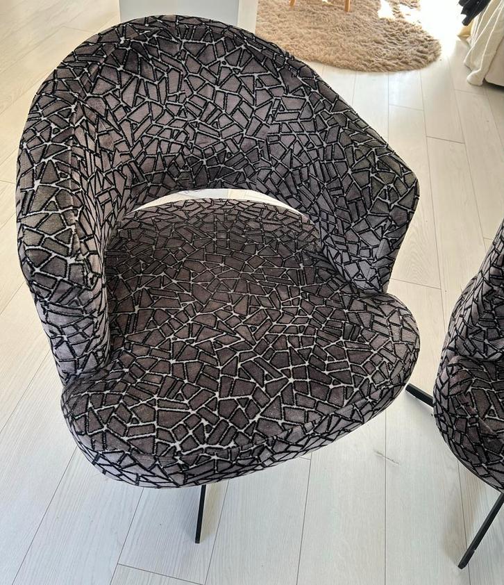 Stijlvolle Draaifauteuils - Set van 2, Huis en Inrichting, Fauteuils, 50 tot 75 cm, 75 tot 100 cm, Ophalen