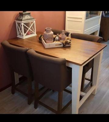 Bartafel 4x stoelen ziet foto beschikbaar voor biedingen