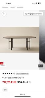 Eettafel Jotex zwart, Huis en Inrichting, Ophalen, Gebruikt, 200 cm of meer, 50 tot 100 cm