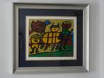 Corneille - Tribu - Ingelijst - 1993, Antiek en Kunst, Kunst | Litho's en Zeefdrukken, Ophalen of Verzenden