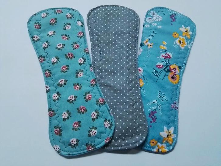 Wasbare inlegkruisjes ZONDER vleugels 21cm katoen., Kleding | Dames, Ondergoed en Lingerie, Slip, Blauw, Ophalen of Verzenden