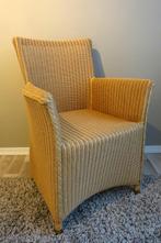 Rieten stoel Lloyd Loom, Huis en Inrichting, Stoelen, Ophalen, Gebruikt, Bruin, Eén