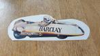 Grote sticker Barclay racing Formule 1, Ophalen of Verzenden, Zo goed als nieuw