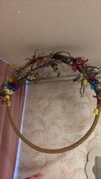 Prachtige krans van intratuin 80cm doorsnee met bloemen, Ophalen, Zo goed als nieuw