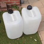 2 jerrycans 20 liter, Minder dan 75 liter, Ophalen, Zo goed als nieuw, Kunststof