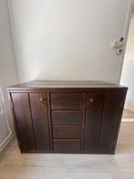 GRATIS DRESSOIR KAST BRUIN STEIGERHOUT dit weekend ophalen, Huis en Inrichting, Kasten | Dressoirs, Gebruikt, 100 tot 150 cm, Overige houtsoorten