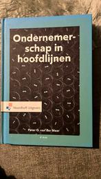 Peter van der Meer - Ondernemerschap in hoofdlijnen, Ophalen of Verzenden, Zo goed als nieuw, Management, Peter van der Meer