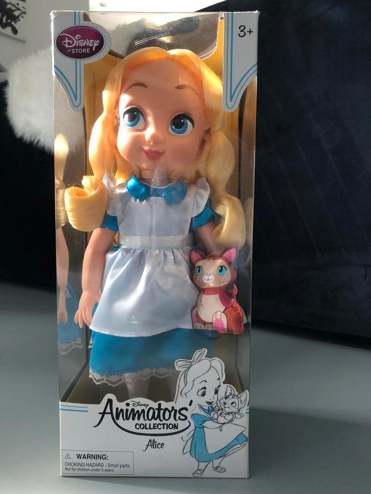 Nieuw || In doos || Disney Animator's Alice Pop, Kinderen en Baby's, Speelgoed | Poppen, Nieuw, Overige typen, Ophalen of Verzenden