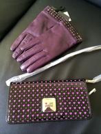 Love Moschino avond tasje schoudertas zwart fuchsia 20x10cm, Ophalen of Verzenden, Nieuw, Zwart, Leer