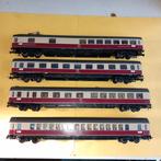 4 zgan Roco DB rijtuigen, Gelijkstroom, Wagon, Ophalen of Verzenden, Zo goed als nieuw