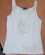 Wit Pirouette singlet maat 92 *NIEUW*, Kinderen en Baby's, Kinderkleding | Maat 92, Meisje, Nieuw, Ophalen of Verzenden, Shirt of Longsleeve